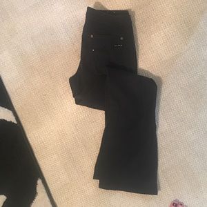 Black bootcut jeans