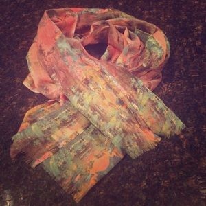 Unique graffiti scarf
