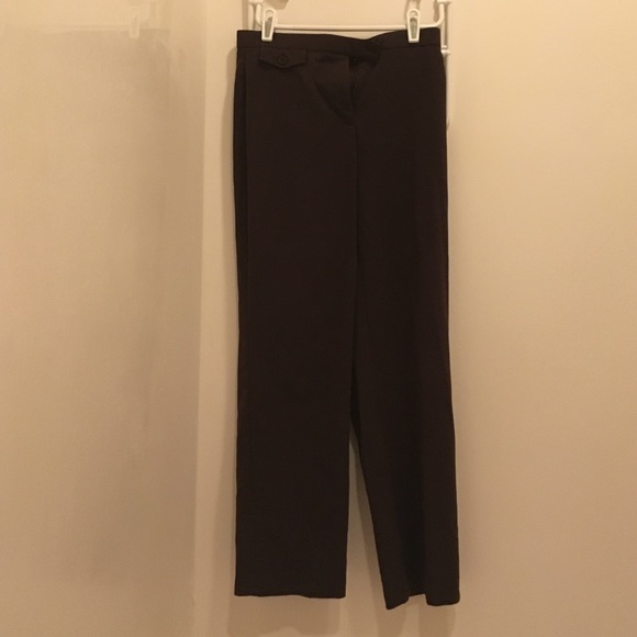 Dark brown slacks
