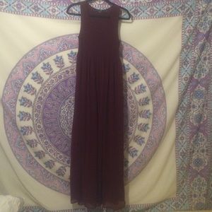 Maroon Maxi Dress