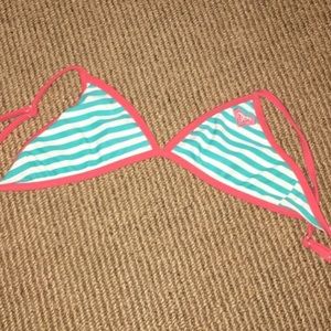 Roxy tie back bikini top