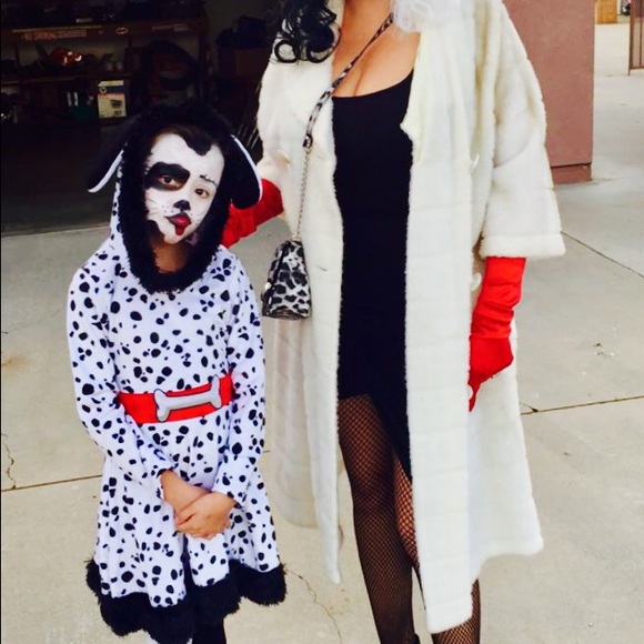 Vintage faux fur coat Cruella Devil