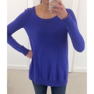 Brand New Purple Cashmere with Back Slit