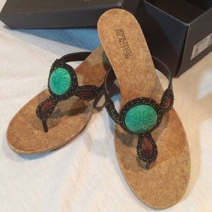 Kenneth Cole Reaction Wedge Sandals