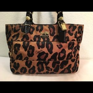 ⛔SOLD⛔ RARE Coach Ocelot Leopard Shoulder Bag