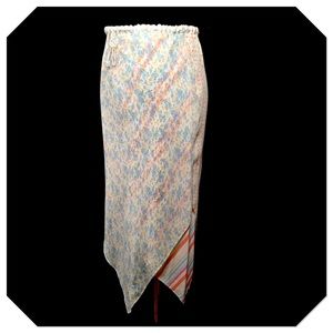 Express Silk multi-color & pattern skirt, sz XS