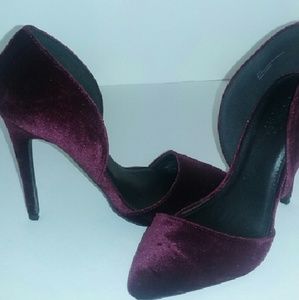 Red velvet heel