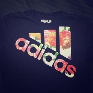 Floral Adidas Tee