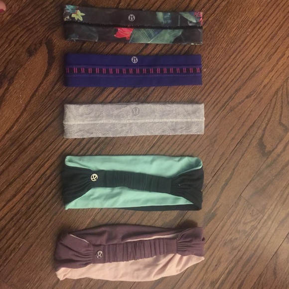 5 lululemon headbands