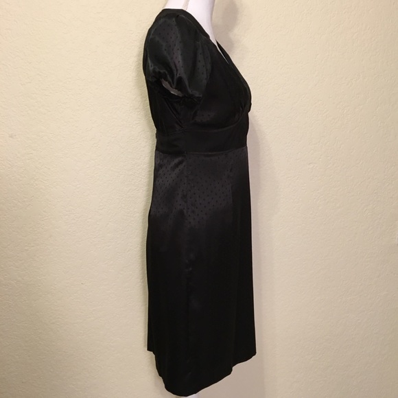 Freelance by Modcloth Black Retro Satin Dress - Picture 4 of 4