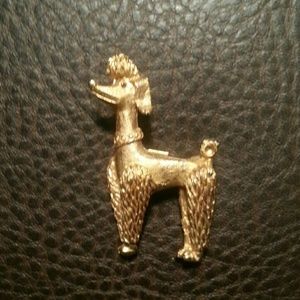 Vintage Regal Standard Poodle Pin / Brooch