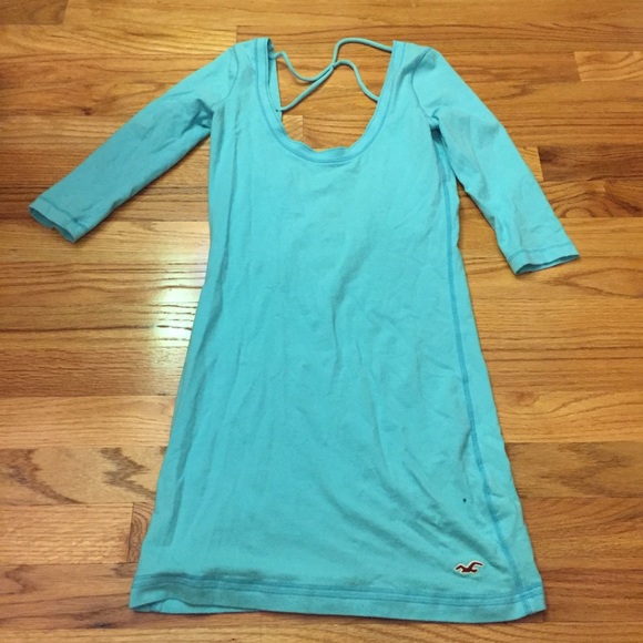 Turquoise Bodycon Party/Club Dress