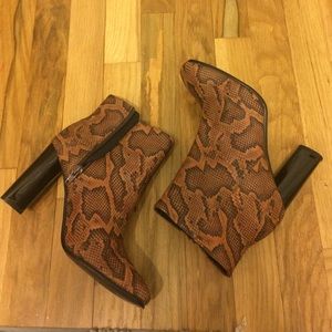 H&M Shoes - Snakeprint Boots H&M Shoes - Snakeprint Boots
