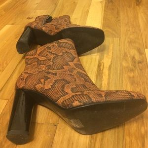 H&M Shoes - Snakeprint Boots H&M Shoes - Snakeprint Boots