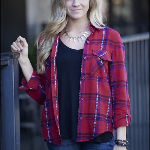 Plaid button up