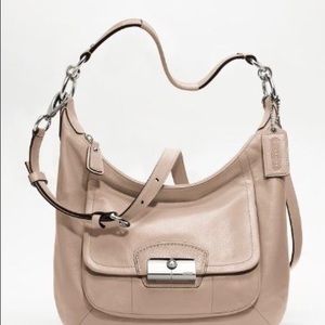 Kristin Coach Slouchy Hobo Champagne Bag