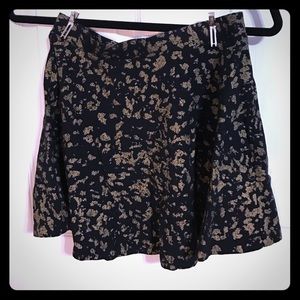 Forever 21 black and gold skirt