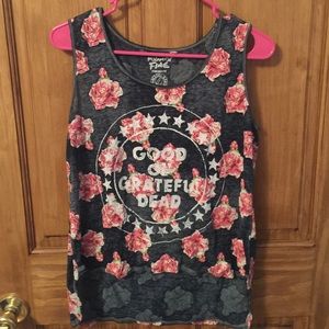 High Low Floral Top
