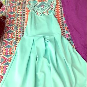 Ladies Size M Charlotte Russe Mint Dress