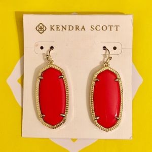 Kendra Scott Elle Earrings Bright Red