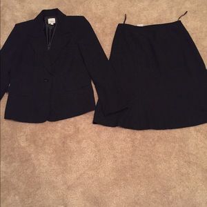 2 Piece Black Skirt Suit