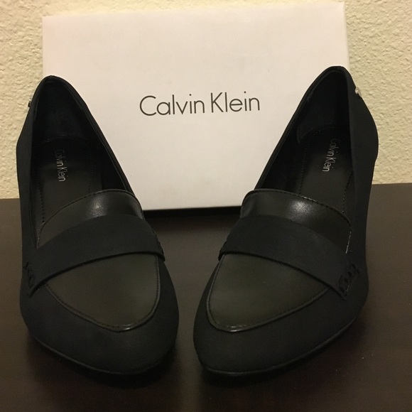 Calvin Klein Onada Nubuck/SS Heels
