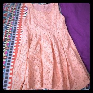 Forever 21 Coral Lace Dress.