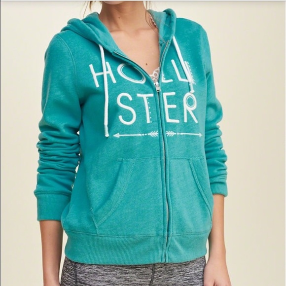 🦋SALE🆕Full Zip-Hoodie- Hollister - Picture 2 of 3
