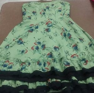 Strapless Free People dress