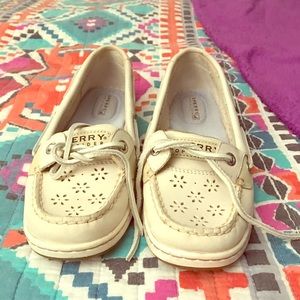 Sperry Top-Sider slip on shoes.