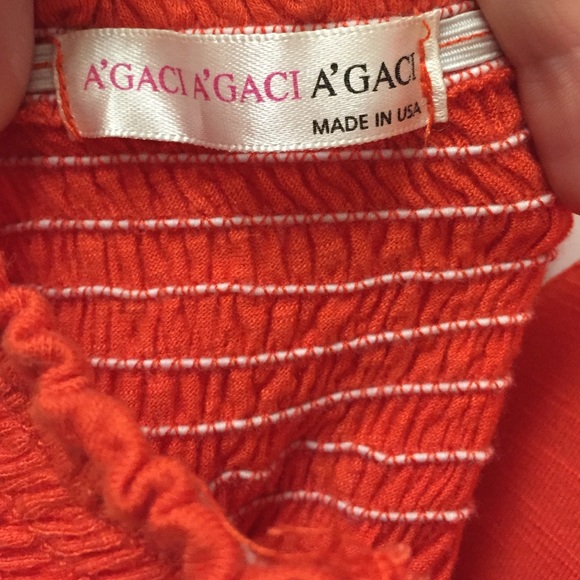 Orange Halter Top - Picture 3 of 4