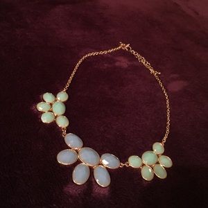 **Host Pick** Blue/Mint Stone Necklace & Earrings