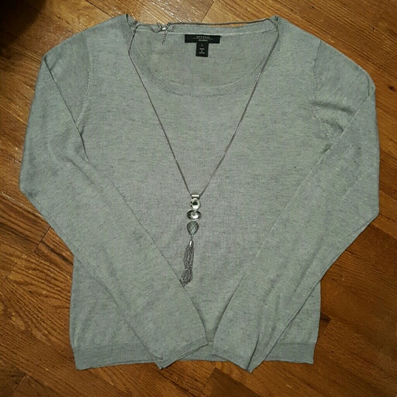 MaxMara Weekend Gray Pullover Sweater - Picture 2 of 4