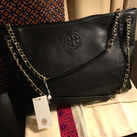 Tory Burch Handbags - 24 HOURS! NWT 💯 AUTH Tory Burch Marion Tote
