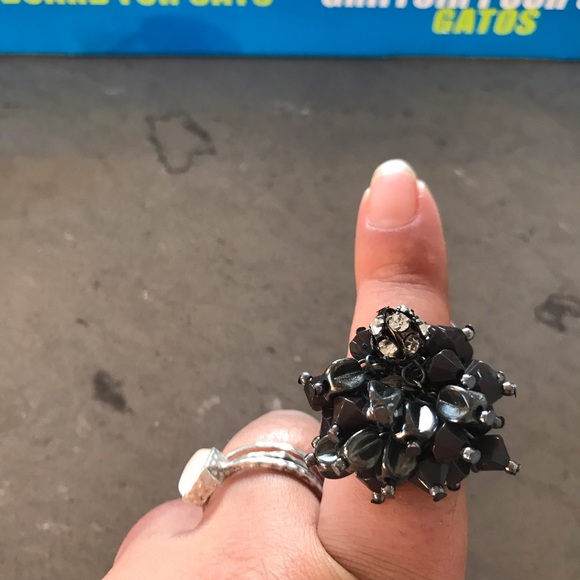 Elastic band cocktail ring. Free w/purchase!