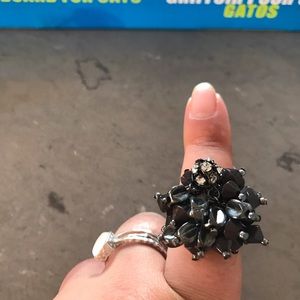 Elastic band cocktail ring. Free w/purchase!