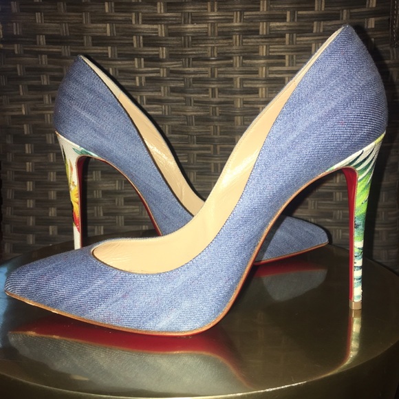 christian louboutin pigalle denim pump christian louboutin pigalle denim pump