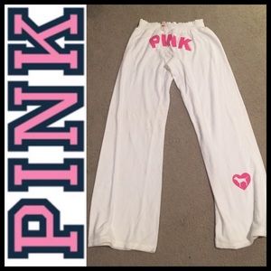 Plain white front, pink on butt. Terry cloth.
