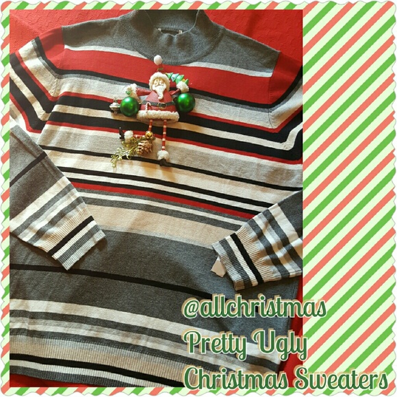 LAST CALL Christmas Sweater (nwot) Whimsical Santa