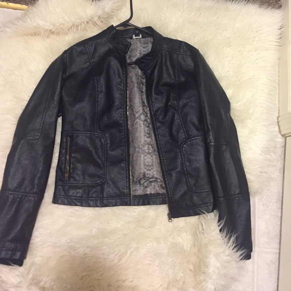 Black biker Jacket