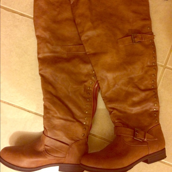 Wide plus size over the knee boots