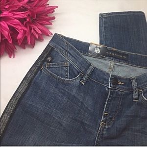 NWT Side Embellished Skinny Jeans
