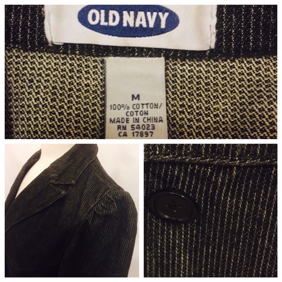 Fitted Denim Blazer - Picture 4 of 4