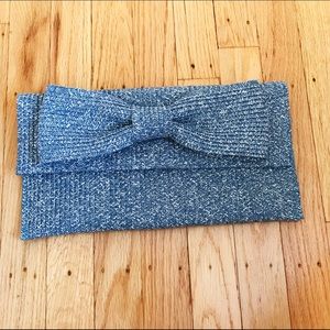 Never worn Blue & white clutch