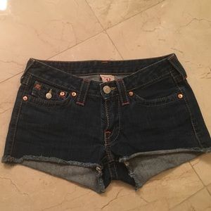 True Religion Daisy Duke cutoffs