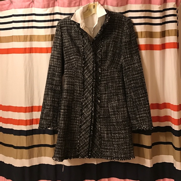 White House | Black Market shimmer tweed jacket