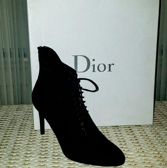 Dior Lacets suede booty - Picture 1 of 5