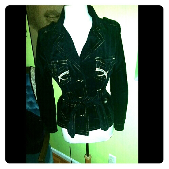 Chic Baby Phat Black Velvet Jacket - Picture 1 of 4