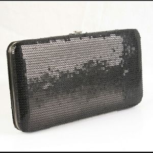 ✔Black Sequin Dinner Clutch