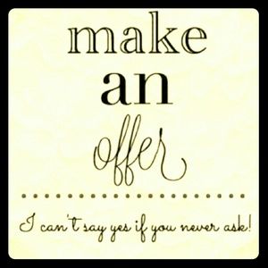 Waiting for your offer!